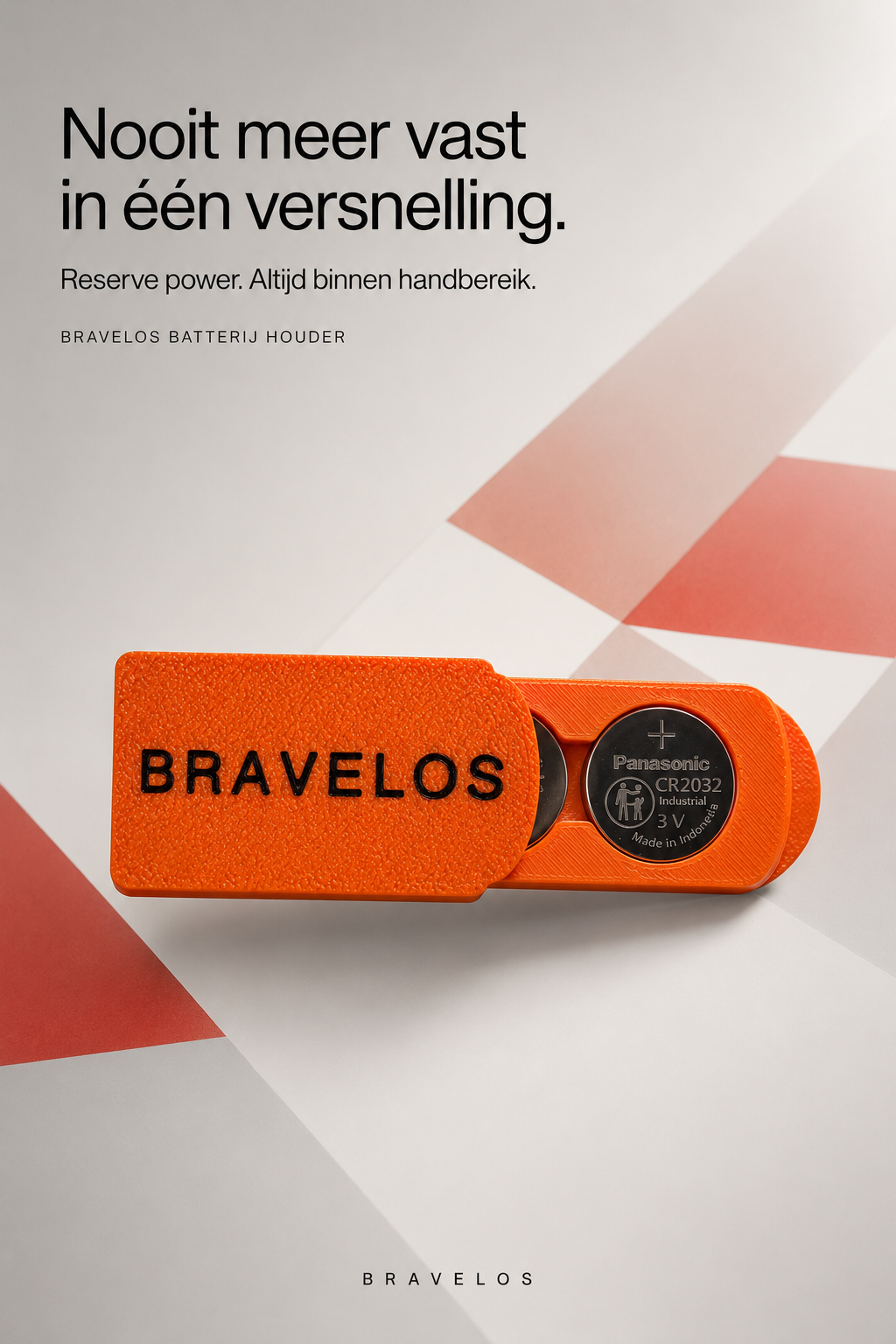 Bravelos SRAM AXS CR2032 batterij houder + tool