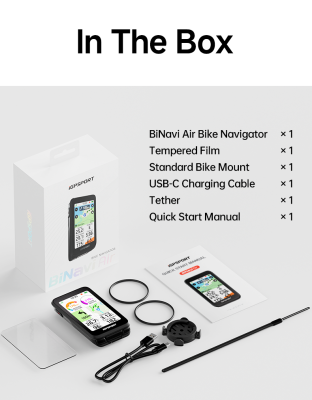 iGPSPORT BiNavi Air GPS - fiets computer