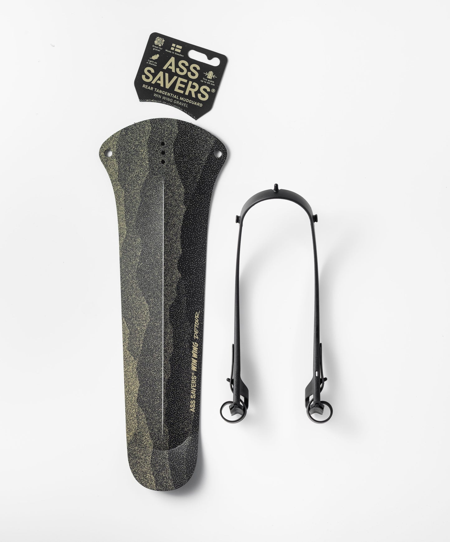Ass Savers WGS-2 Win Wing Gravel, Spatbord, detour