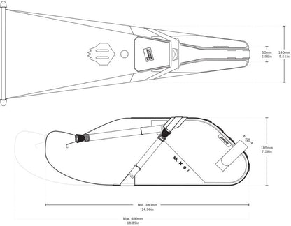 USWE Roll-Top Saddle Bag